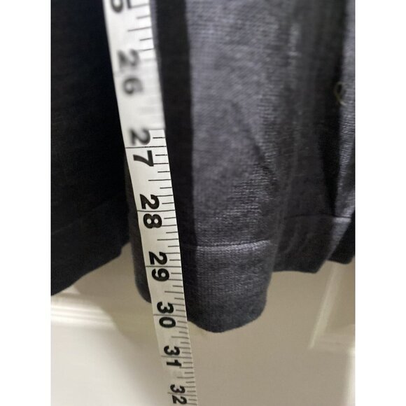 Daisy Fuentes Cardigan Sweater Cotton Blend Gray Button Down Peplum Fair Isle,2X - Picture 4 of 11